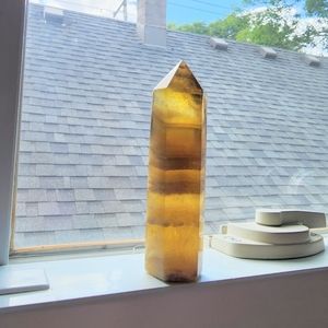 Yellow Fluorite Tower